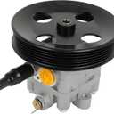 ECCPP Power Steering Pump fit for Mitsubishi Eclipse 2006-2012 L4 2.4L for Galant 2004-2012 L4 2.4L Replace N9900660, MN101061