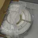 Divided Serving Tray with Lid and Handle, Stackable Snackle Box Container for Fruits Candy Organizer, Portable Spinning Rounded Veggie Tray for Kitchen, Party, Trave and Picnic-1 PACK