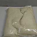 NICETOWN Room Darkening Faux Linen Curtains 96 inches Long, Hook Belt/Rod Pocket/Back Tab Light Blocking Noise Canceling Window Treatment for Bedroom/Farmhouse, Beige, W50 x L96, 1 Panel