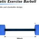 Hikeen Aquatic Exercise Dumbbells Water Dumbbell Pool Resistance Aquatic Fitness Barbells with 4 High-Density EVA Foam Pool Weights Dumbbells, for Water Aerobics Weight Loss