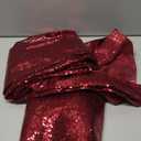 Burgundy Sequin Backdrop 2 Pieces 2ftx8ft Glitter Backdrop Curtains Birthday Party Decoration Photography Backgrounds Fabric Backdrop for Christmas Party