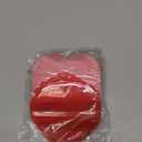 Yexiya 50 Pcs Large Heart Candy Bags 3.4 x 4 Inches Heart Shaped Gift Bags Transparent Cellophane Bag Reusable Plastic Treat Goodie Sealed Bag for Party Favors(Red, Pink)