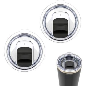 Replacement Lid Compatible with Corkcicle 16oz-2Pack Magnetic Slider Lid, Double Sealing Spill Proof Compatible with Corkcicle Accessories