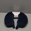 Conair Fleece Neck Pillow for Travel, Neck Support Pillow by Travel Smart, Navy (Removable Washable Cover)
