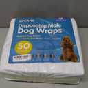 XPCARE 50 Count Disposable Male Dog Diapers, Male Dog Wraps,Super Absorbent Leak-Proof Fit (Medium)