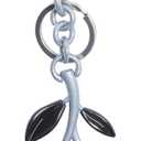 Keychain Cherry Bag Charms Purse: Key Chains Women Cute - Car Keyrings Leather Handbags - Fashion Enthusiasts (Blcak)