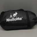 MalloMe Sleeping Bags for Adults Cold Weather & Warm - Backpacking Camping Sleeping Bag for Kids 10-12, Girls, Boys - Lightweight Compact Camping Essentials Gear Accessories Hiking Sleep Must Haves (Black)