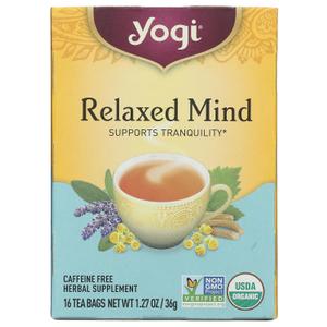 Yogi Tea, Relaxed Mind, 16 Count, Packaging May Vary
