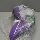 Queenmore Dog Life Jacket with Rescue Handle - Adjustable Reflective Dog Shark Life Vest for Large Dogs, Purple, L