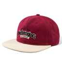 Gvatasz Trucker Hat Flat Brim Snap-Back Baseball Hat Low Profile Cotton Caps Camper Cap Cooling Dad Hat for Tennis Golf, Red