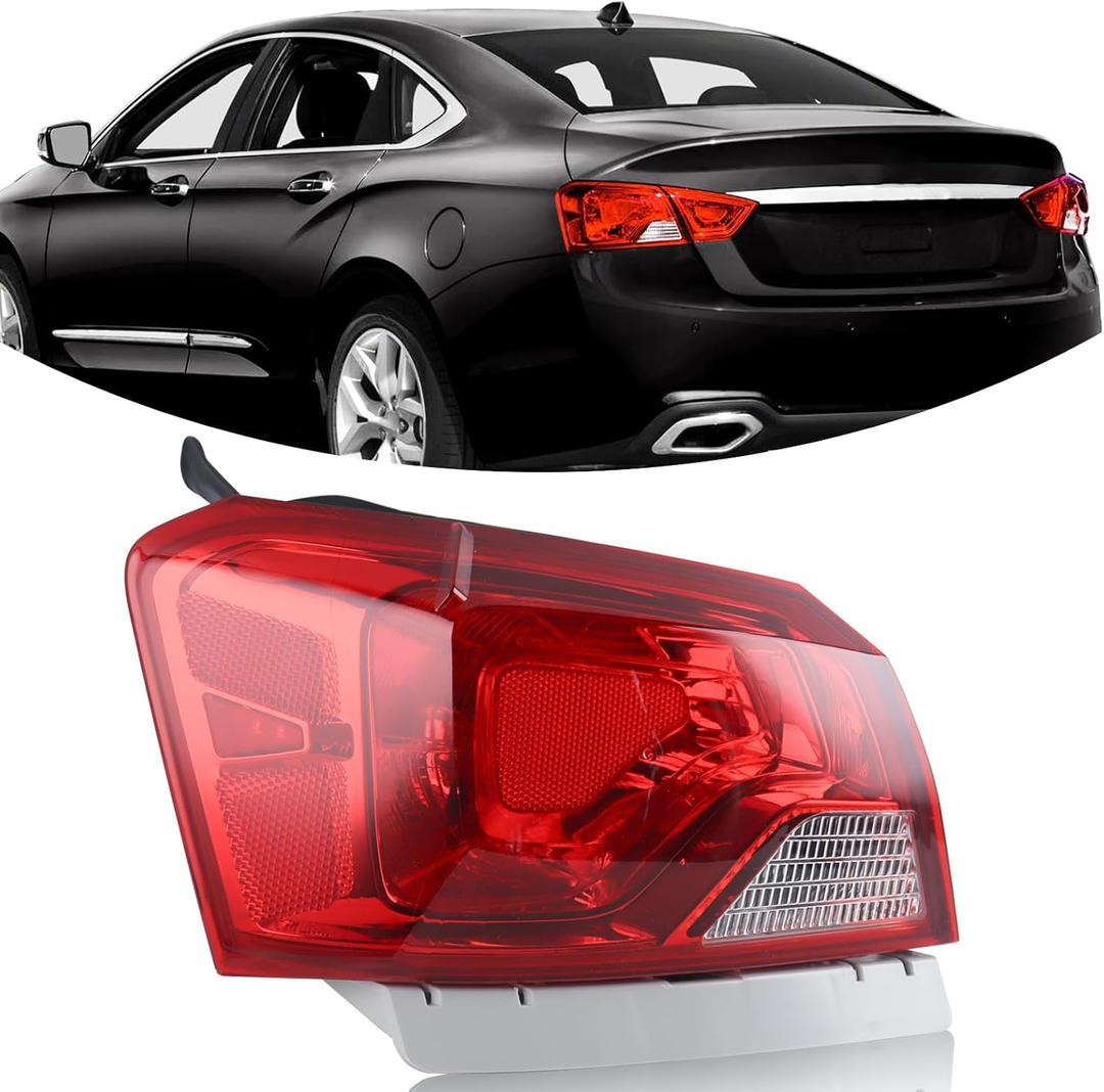 Outer Tail Light Compatible with 2014-2020 Chevrolet Impala Rear Lamp Tail Lamp Left Driver Side 84247728 GM2804116