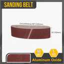 6 x 48 Inch Sanding Belt, 5 Pcs 60 Grit Knife Sharpener Belts Work Sharpening for Belt Sander Knife Carving Tool Metal Working