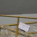 Iron Adjustable Arts & Crafts Easels,Metal Easel Stand with Chain Support for Mirror,58 Inch Floor Easels for Display Wedding Sign(Gold)