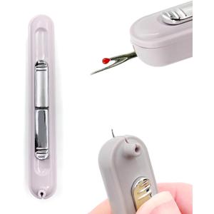 BIDEX Needle Threaders, Automatic Needle Threader, Upgraded 2 in 1 Automatic Needle Threaders Seam Ripper, Needle Threaders for Hand Sewing, Seam Rippers for Sewing