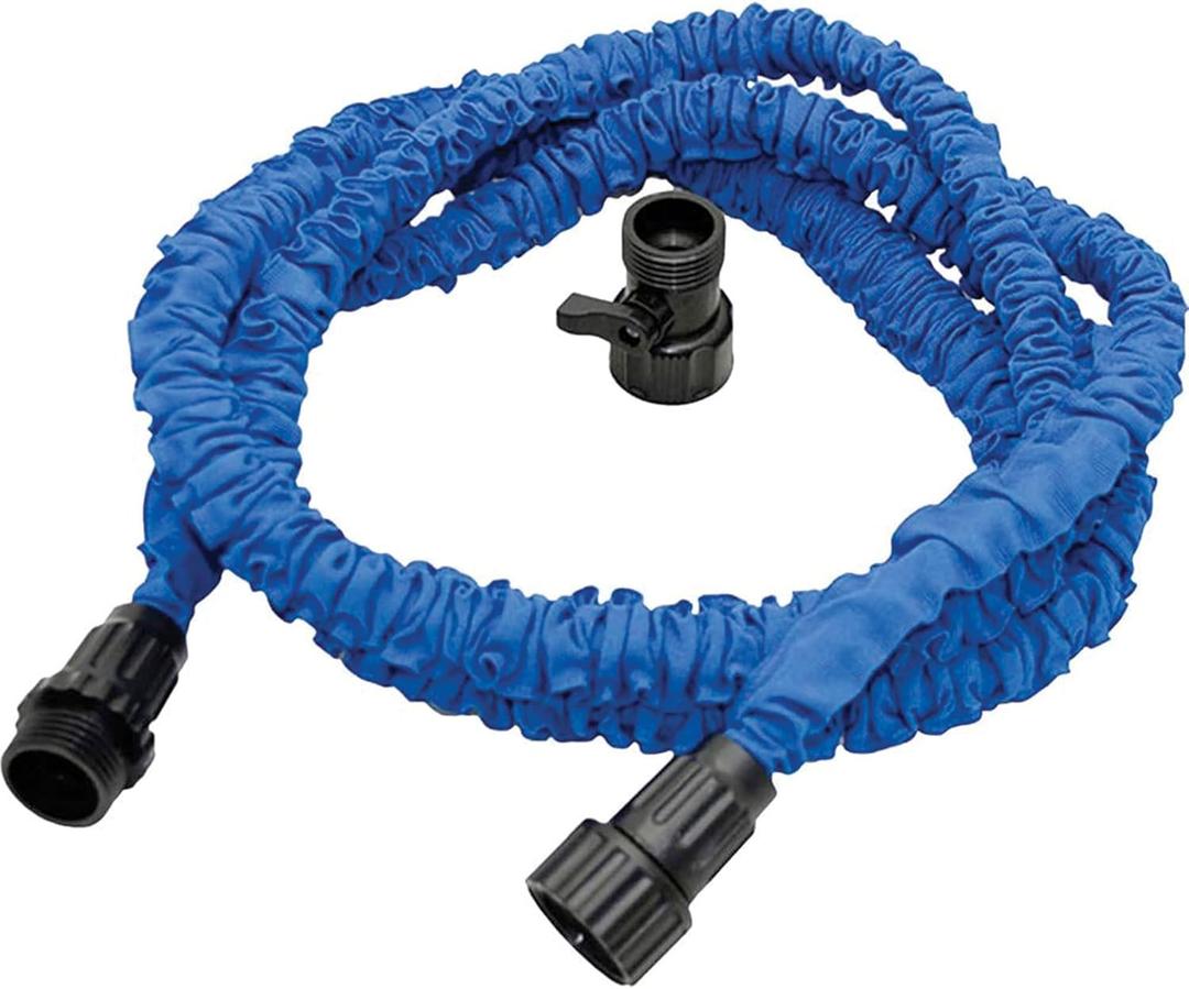 JOHNSON PUMP 09-60616 Expandable Non-Kink Hose - 25', Blue