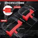 DASBET Universal Trailer Wheel Lock Anti Theft Wheel Clamp Lock