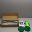 Colwelt Spike Lawn Aerator, Heavy Duty Rolling Lawn Aerator, Garden Yard Rotary Push Lawn Aeration with 49inch Steel Handle