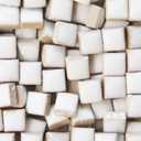PINUO&KE 200 Pieces / 200 g Square Shapes 0.4x0.4 inch Square Ceramic Mosaic Mosaic Tiles for Crafts, Colorful Stained Glass Pieces for Mosaic Projects - White