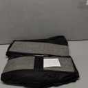 Onlyeasy 2 Pack Under Bed Shoes Storage Bag Organizer (14+4 Pairs), Collapsible Shoe Boot Container with Handles, Underbed Storage Solution for Kids & Adults, 86x60x15cm, Linen-like Black, MXAUBS14S4