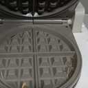 bella Flip-n-Store Waffle Maker with EverGood Ceramic Nonstick Coating, Fits-anywhere Kitchenware, Power Indicator Light, Cool Touch Handle & Cord Wrap, 7 Wide & 1" Deep Plates, 1000 Watt, Oatmilk