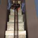 Broadway Basketeers Festive Gift Basket Tower – Gourmet Food Gifts with Chocolates, Cookies, Snacks & Treats - Christmas Gift Tower for Celebration, Birthday, Corporate & Thank You Occasions, Best By: End Jan 026