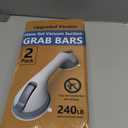 2 Pack Suction Cup Shower Grab Bars for Seniors, Heavy Duty Removable Shower Handles for Bathtubs & Showers, Bath Handrails for Elderly Assistance Products, Bathroom Safety Accessory