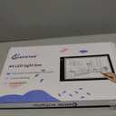 XIAOSTAR Light Box Drawing Pad, Tracing Board with Type-C Charge Cable and Brightness Adjustable for Artists, AnimationDrawing, Sketching, Animation, X-ray Viewing (A4) Not Rechargeable