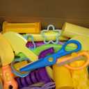 Playdough Tools Set, 18 Pcs Play Dough Sets for Kids Ages 4-8, Creative Play Dough Accessories with Clay Cutters, Roller, Molds, Safety Scissors, Educational Toys for Boys Girls