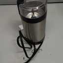 BLACK+DECKER One Touch Coffee Grinder, 2/ 3 Cup Coffee Bean Capacity, Spice Grinder, One Touch Push-Button Control -150 Watts -Stainless Steel Blades