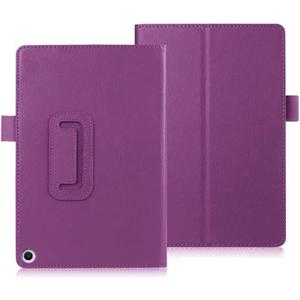 for Amazon Kindle Fire HD8 10th/12th Generation (2020/2022 Release) Tablet Cover,Ultra Slim Folio Stand Lightweight Leather Case for All-New Fire HD8 Plus 10th 12th Gen 8" (Li-Purple)