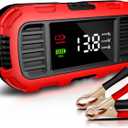 1.5A Smart Battery Charger 12V Motorcycle Charger Smart Car Battery Maintenance Trickle Charger Float and Desulfurizer for All Kinds of Motorcycle Batteries