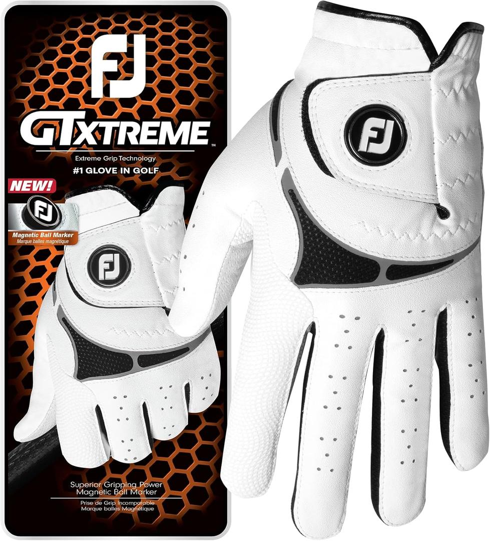 FootJoy Men's GTXtreme Golf Glove (White, L)