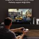 2 x 8K HDMI Cable 6FT,48Gbps High Speed HDMI 2.1 Cables Braided Nylon Cord, 4K@144Hz/120Hz 8K@60Hz eARC HDR10 DTS:X HDCP 2.2 & 2.3 Compatible with PS5/Xbox/Blu-ray/TV/HDTV/Projector/Monitor