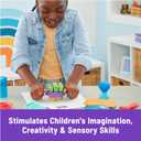 Kinetic Sand, Ultimate Sandisfying Set with 2lbs Play Sand (Pink, Yellow & Teal), 10 Tools & Molds, Sensory Toys, Holiday Gifts & Stocking Stuffers for Kids Ages 3 and up