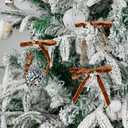 MAYREEL 3/8 Inch Brown Crushed Velvet Ribbon Mahogany Vintage for Flower Bouquets Wedding Invitations Crafts Gift Wrapping Christmas Decorations Party 25 Yards