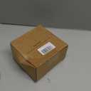 Acacia Wood Salt and Pepper Bowl, Nature Wood Salt Cellar and Spices Storage Box With Built-in Spoon and Magnetic Swivel Lid (Two Compartments 12 Oz)