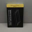 Bamboo Serving Tray with Metal Handles,17x12in Ottoman Decorative Trays Platter for Coffee Table,Living Room,Bar,Party,Large(Brown)