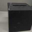 Natural Black Marble Tissue Holder, Removable Tissue Box, Tissue Dispenser with Acrylic Board Bottom, for Bathroom, Living, Bedroom, Dressing Table, Kitchen, Office, 5.5X5.5X5.7 Inch Napkin Box