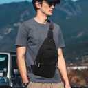 EVANCARY Small Sling Bag for Women Men, Sling Backpack Chest Daypack Crossbody Bag for Travel Outdoor Hiking