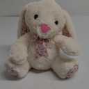 HH 12in Bunny With Ribbon Plush Cream