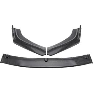 MotorFansClub 3pcs Front Bumper Lip for Nissan Altima 2016 2017 2018 Splitter Trim Protection Spoiler, Black