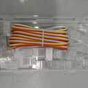 PAUTIX 10mm Connectors for 3-Pin CCT COB LED Strip Lights,20pcs Strip to Wire Connectors,10ft(305cm) Long 22AWG Extension 3 Wires for Non-Wired Gapless Solderless,5V 12V 24V LED Strip Lights Jumper