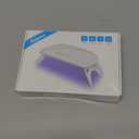 Kepma UV LED Nail Dryer Mini lamp Portable Curing Light for Gel Nail Polish,6w(White)