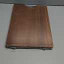 Kitchen Ebony Cutting Board - with Built-in Knife Sharpener, Reversible for Double Sided Use, Juice Chute, Stainless Steel Handle, Non-Slip Feet,Wooden chopping board, Cooking Gift (Gift Box)