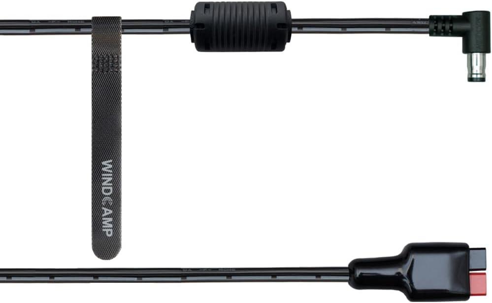 WINDCAMP DC Power Cable Compatible with YAESU FTX-1F with Ferrite Core, 3.28FT Length, AWG18 (FTX-1-AP)
