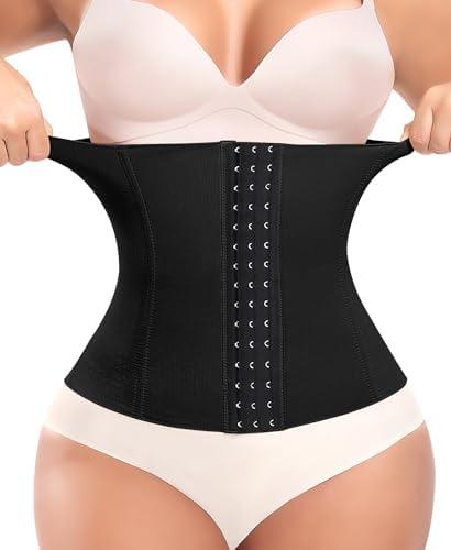 Werena Waist Trainer for Women Corset Shapewear Tummy Control Slimming Body Shaper Girdle Waist Cincher Postpartum Belly Band, Size Large