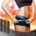 6 Rolls 60 Meters Black Osmotic Plastic Body Wrap, Workout and Sweat Enhancer Stomach Reduces Cellulite Body Wrap Film Effect Applicator