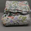 Travan 3-Piece Quilt Set Quilted Bedspread Lightweight Coverlet Set Garden Style Floral Printed Oversized Quilted Bedding Set with Shams for All Season, Exquisite, Queen Size (Qs-exquisite)
