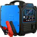 PCHH 12V 24V Car Battery Charger Heavy Duty, 0-15A Automatic Battery Maintainer, Smart Trickle Charger with Auto Shutoffs, Repair, Winter Mode, for Automotive Car Truck Motorcycle Lawn Mower Boat AGM (Blue)