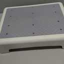 HBTower Step Stool, Mobility Step Stool for Adults & Seniors, Non-Slip Step Platform Indoor and Outdoor, Portable Step Riser, Safety Step for Car, Bedside, Office, Shower, Stairs, White